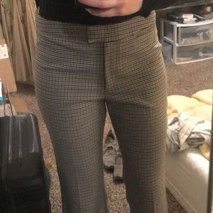 Plaid dress/work pants
